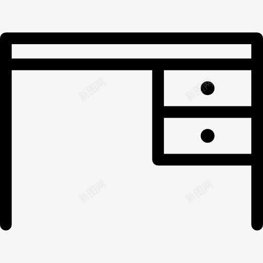 桌上图标png_新图网 https://ixintu.com 办公材料 办公桌 家具 桌