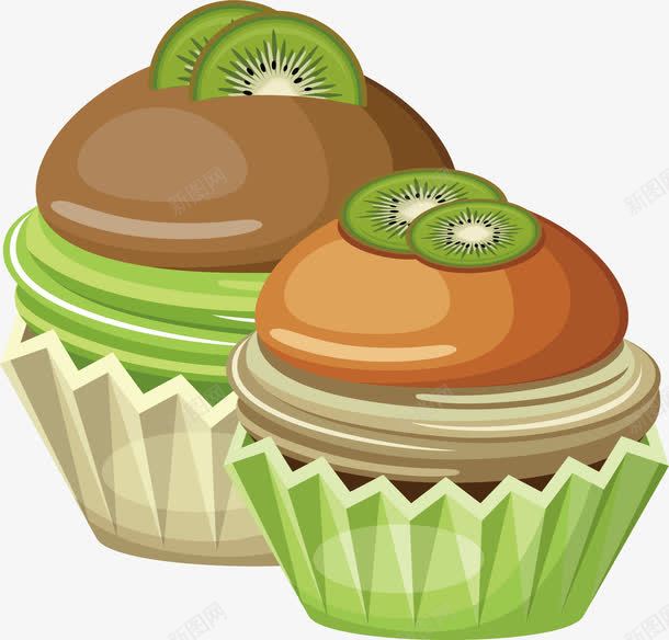 猕猴桃蛋糕png免抠素材_新图网 https://ixintu.com 巧克力 手绘 水果 猕猴桃 蛋糕 蛋糕纸