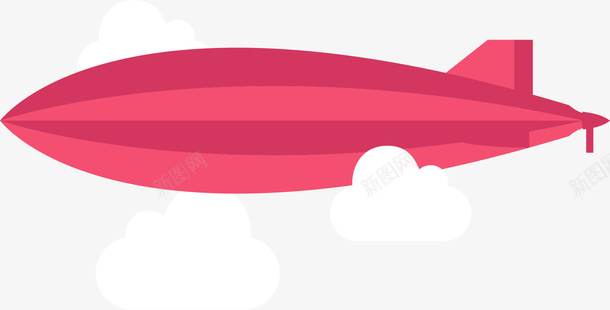 扁平化飞机矢量图ai免抠素材_新图网 https://ixintu.com 扁平化飞机 红色 飞机 矢量图