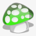 手绘可爱绿色蘑菇图标png_新图网 https://ixintu.com 可爱 图标 绿色 蘑菇