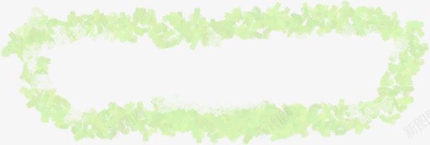 创意合成绿色的花纹边框效果png免抠素材_新图网 https://ixintu.com 创意 合成 效果 绿色 花纹 边框