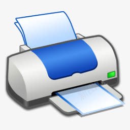 硬件打印机蓝色图标png_新图网 https://ixintu.com blue hardware print printer 打印 打印机 硬件 蓝色的