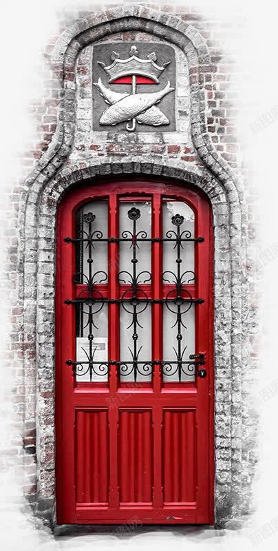 欧式建筑门框png免抠素材_新图网 https://ixintu.com 婚纱 建筑 欧式 红色 门框