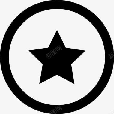 最喜欢的明星圆形界面按钮图标图标