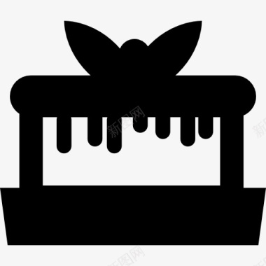 节日典礼蛋糕图标图标