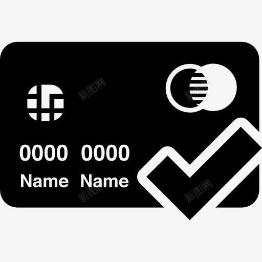 信用卡图标png_新图网 https://ixintu.com 万事达卡 借记卡 商务 检查 购物 银行