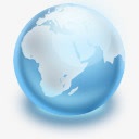 显示器地球网页图标图标