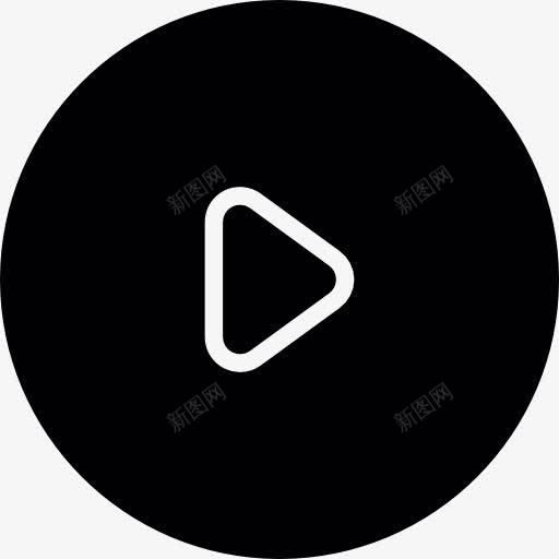 视频播放按钮图标png_新图网 https://ixintu.com 圆 多媒体播放器 控制 播放按钮 视频播放器