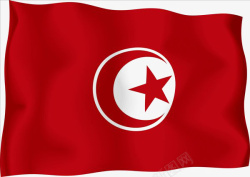 突尼斯国旗素材