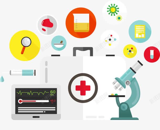 医学研究png免抠素材_新图网 https://ixintu.com 医学 医疗 显微镜 生物 研究