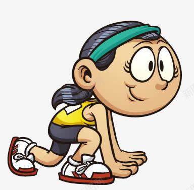 赛跑的男孩子png免抠素材_新图网 https://ixintu.com 卡通 男性 运动