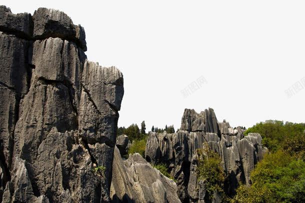 石林风景png免抠素材_新图网 https://ixintu.com 云南 石林 美丽 风景