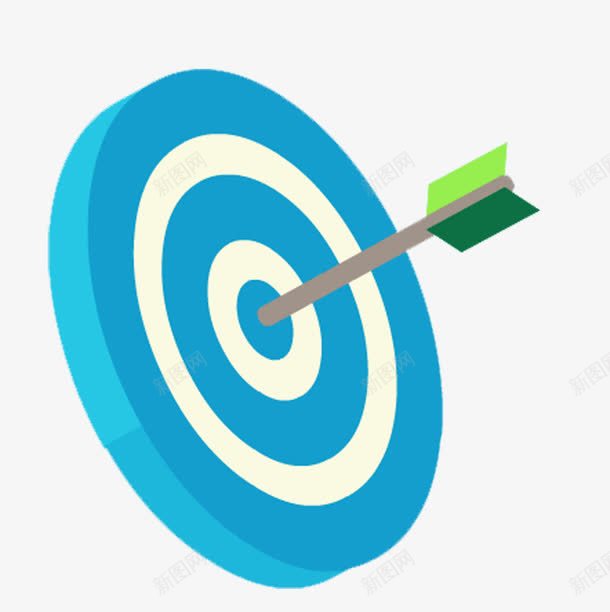 蓝色钼靶png免抠素材_新图网 https://ixintu.com PPT 免抠PNG素材 商务 钼靶 飞镖 飞镖标靶