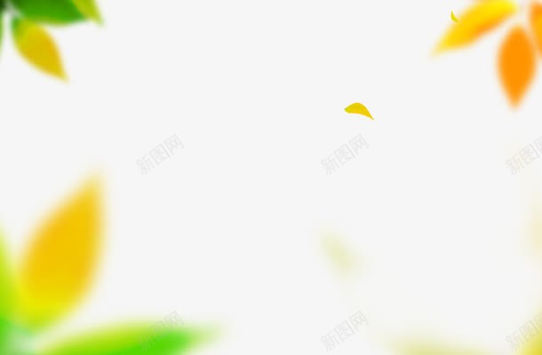 黄绿色清新树叶边框纹理png免抠素材_新图网 https://ixintu.com 免抠PNG 树叶 清新 边框纹理 黄绿色