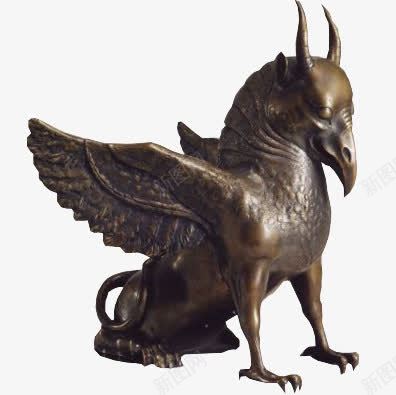 狮鹫雕像png免抠素材_新图网 https://ixintu.com 狮鹫 神兽 神话 雕像
