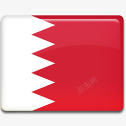 bahrain巴林国旗AllCountryFlagIcons图标高清图片