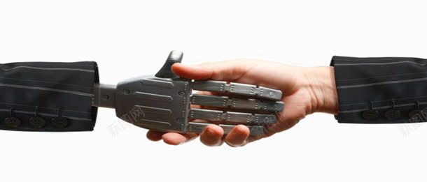 机器人和入握手png免抠素材_新图网 https://ixintu.com 浜 绉戞妧 鍟嗗姟 鎻墜 鏈 鏈哄櫒浜