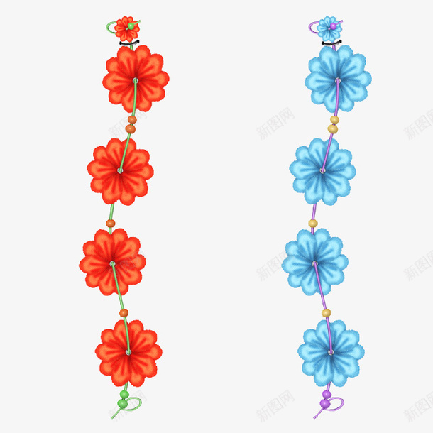 一串花png免抠素材_新图网 https://ixintu.com 一串花 花朵