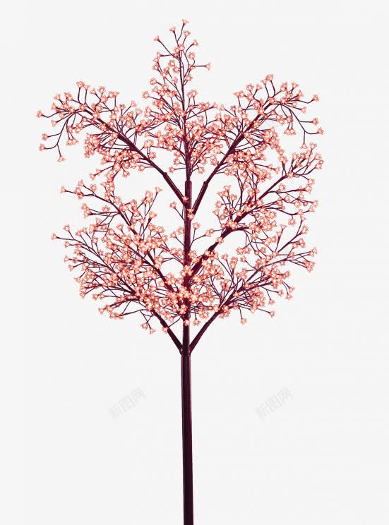 树开满红色花朵的树png免抠素材_新图网 https://ixintu.com 开满 红色 花朵