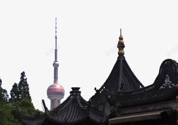 上海豫园古楼png免抠素材_新图网 https://ixintu.com 古楼上海豫园古楼古建筑 城市现代上海
