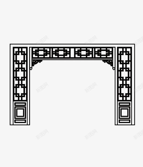 中国风边框png免抠素材_新图网 https://ixintu.com 中国风 中国风木框 古典 木框 边框