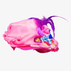 粉红色花冠粉红色花冠帽高清图片