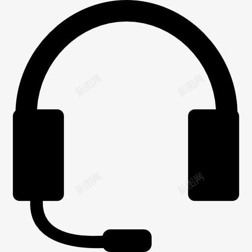 耳机图标png_新图网 https://ixintu.com 工具和用具 耳机 耳羽 麦克风