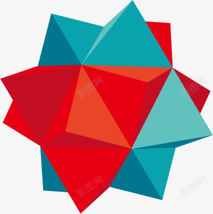 彩色几何png免抠素材_新图网 https://ixintu.com png图形 png装饰 三角形 几何 彩色 装饰