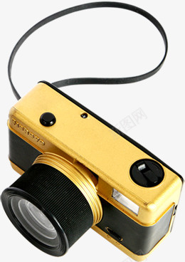 相机png免抠素材_新图网 https://ixintu.com 写实相机 相机 黄色