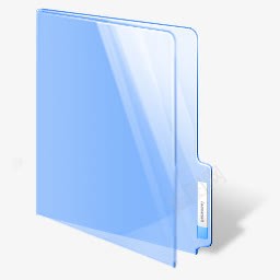 蓝色透明文件夹图标png_新图网 https://ixintu.com 文件夹 蓝色 透明