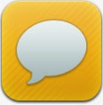 短信黄色的CUPSThemeiphoneicons图标png_新图网 https://ixintu.com SMS yellow 短信 黄色的