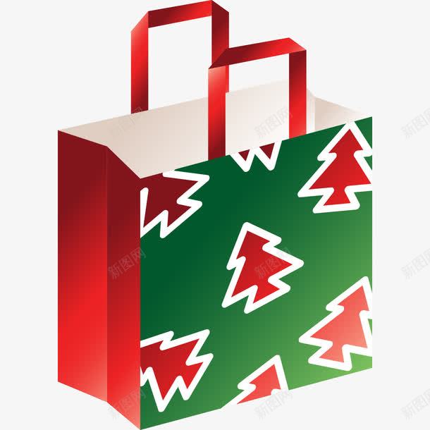 圣诞节元素png免抠素材_新图网 https://ixintu.com 喜庆 圣诞 圣诞元素 圣诞节 手提袋