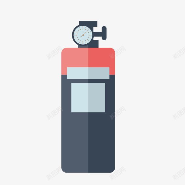 压力瓶png免抠素材_新图网 https://ixintu.com 压力瓶 液化石油气瓶 黑色