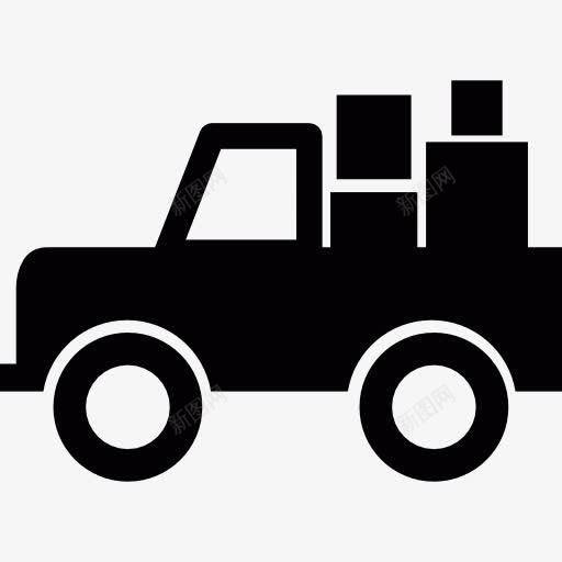 全地形车货物图标png_新图网 https://ixintu.com 卡车 吉普车 旅行 箱 运输 面包车
