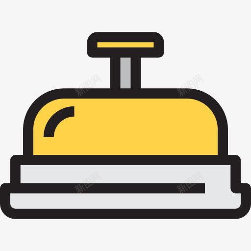 酒店贝尔图标png_新图网 https://ixintu.com 假期 台铃 器皿 工具 接待 酒店 酒店行李 钟
