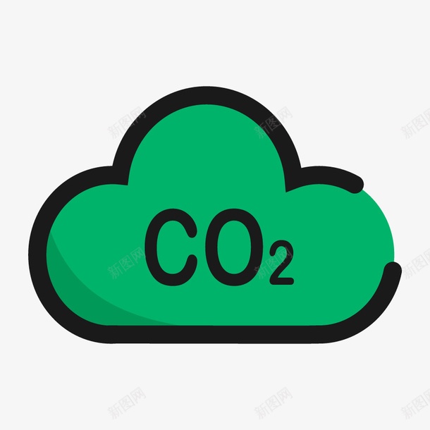 二氧化碳浓度图标png免抠素材_新图网 https://ixintu.com 二氧化碳 二氧化碳浓度图标 卡通 图标 浓度 绿色