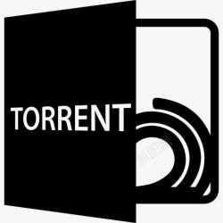 洪流文件torrent文件格式符号图标高清图片