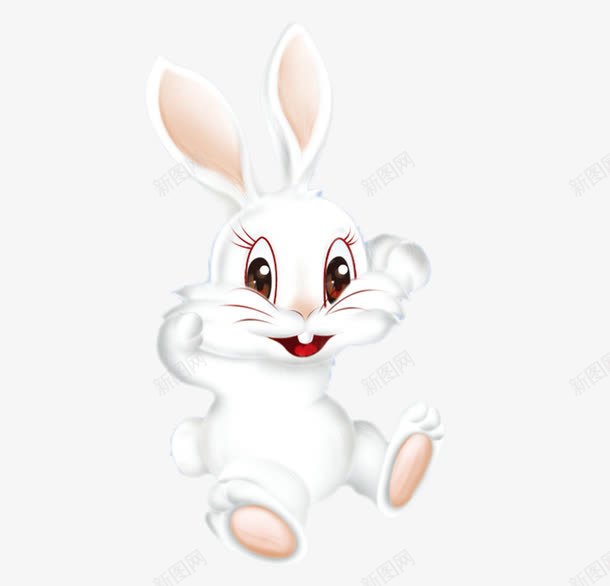 卡通可爱小白兔png免抠素材_新图网 https://ixintu.com 卡通 卡通可爱 卡通小白兔 可爱 可爱卡通 小白兔 白兔 素材