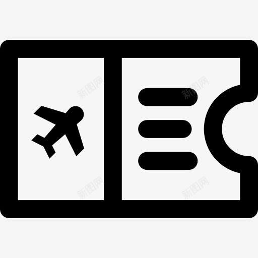 飞机票图标png_新图网 https://ixintu.com 假期 旅行 机票 通道 飞机票
