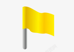 黄色旗子素材