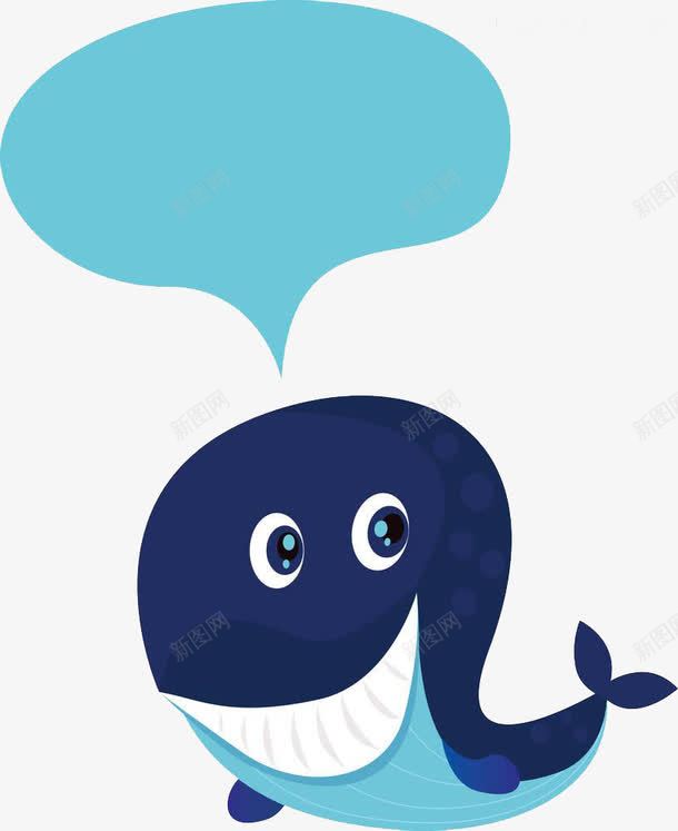 卡通蓝色鲸鱼png免抠素材_新图网 https://ixintu.com 卡通 卡通蓝色 卡通鲸鱼 蓝色 蓝色卡通 鲸鱼