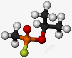 石墨烯分子结构插画卡通彩色分子结构图高清图片