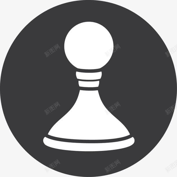 国际象棋游戏灰色BrainGamesicons图标png_新图网 https://ixintu.com Chess Game grey 国际象棋 游戏 灰色