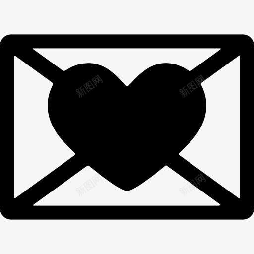有一个大心脏图标png_新图网 https://ixintu.com 信 心包络 短信 邮件