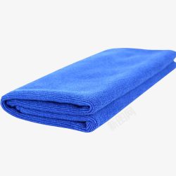 蓝色加绒毛巾素材