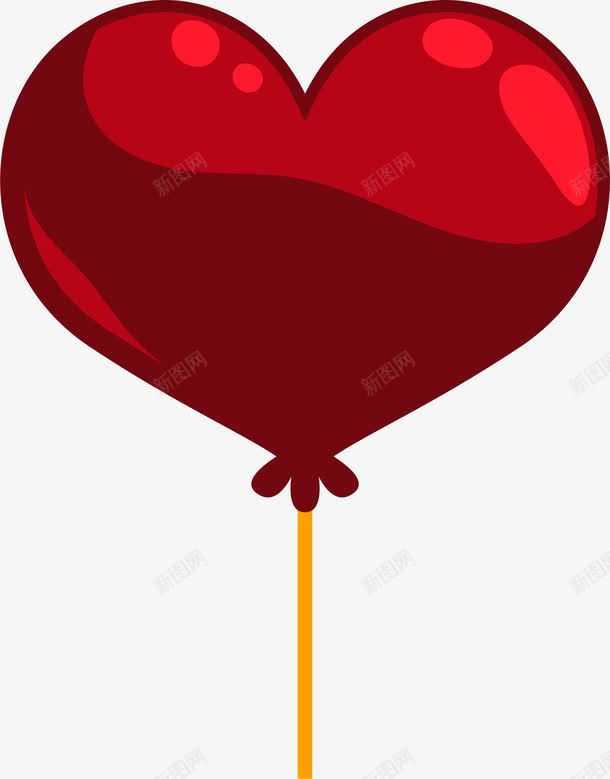 情人节红色爱心气球png免抠素材_新图网 https://ixintu.com 情人节 漂浮气球 爱心气球 爱情 红色气球 红色爱心