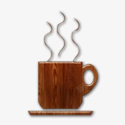 木质咖啡杯素材