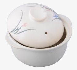 白色砂锅素材