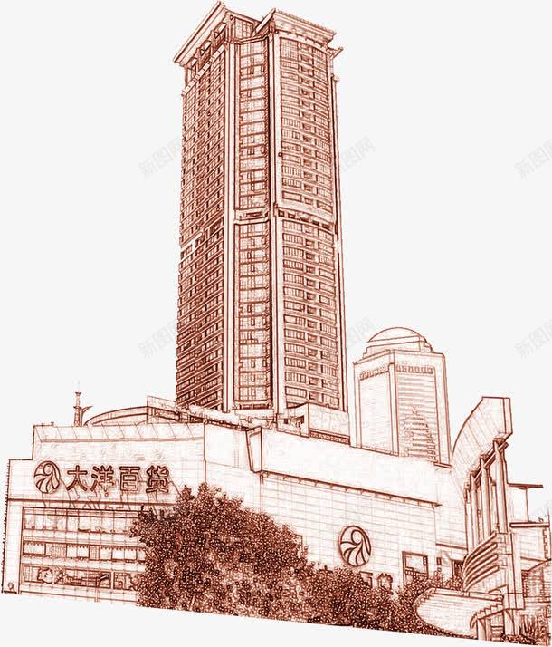 欧式古典建筑别墅png免抠素材_新图网 https://ixintu.com 别墅 古典 建筑 欧式