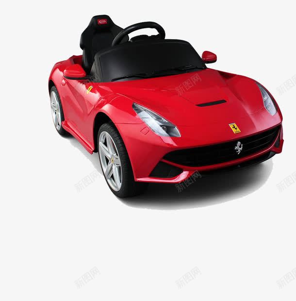 红色玩具车回力玩具车png免抠素材_新图网 https://ixintu.com 儿童玩具 玩具 玩具车